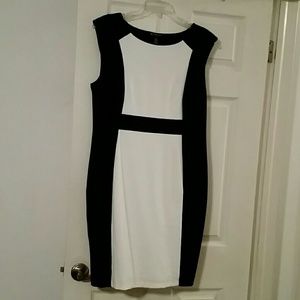 INC Black & White dress pull over